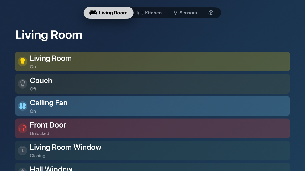HA Control App Screenshot 2